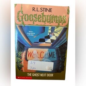Goosebumps: The Ghost Next Door Book #10 by R.L. Stine, VTG, 1993- 1st Ed 11th